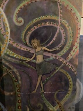 Xxl Art - Original oil painting, ‘Tentacles’
